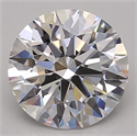 Del inventario de diamantes de laboratorio, 2.39 quilates, Redondo , Color D, claridad IF y certificado GIA