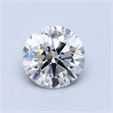Diamante Natural 0.78 quilates, Redondo , Color F, claridad VS2 y certificado GIA
