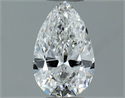 Diamante Natural 0.51 quilates, De pera , Color F, claridad SI1 y certificado GIA