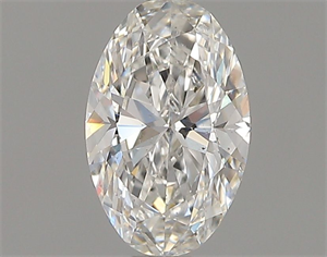 Foto Diamante Natural 0.56 quilates, Ovalado , Color F, claridad SI1 y certificado GIA de
