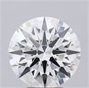 Del inventario de diamantes de laboratorio, 4.13 quilates, Redondo , Color F, claridad VVS2 y certificado IGI