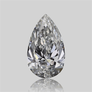 Picture of Natural Diamond 0.30 Carats, Pear with  Cut, F Color, SI1 Clarity and Certified by GIA