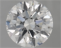 Natural Diamond 0.90 Carats, Round with Excellent Cut, G Color, I1 Clarity and Certified by GIA