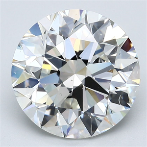 Foto Diamante Natural 5.14 quilates, Redondo , Color I, claridad SI1 y certificado GIA de