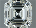 Natural Diamond 1.02 Carats, Asscher with  Cut, I Color, VS2 Clarity and Certified by IGI