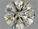 Natural Diamond 0.70 Carats, Round with Excellent Cut, K Color, I1 Clarity and Certified by IGI