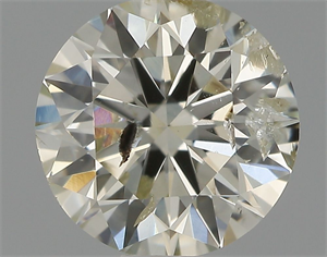 Foto Diamante Natural 0.70 quilates, Redondo , Color K, claridad I1 y certificado IGI de