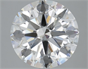 Natural Diamond 5.01 Carats, Round with Excellent Cut, I Color, SI2 Clarity and Certified by GIA