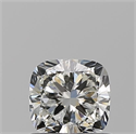 Natural Diamond 0.70 Carats, Cushion with  Cut, I Color, VVS1 Clarity and Certified by GIA