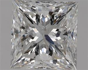 Foto Diamante Natural 1.04 quilates, Princesa , Color F, claridad SI2 y certificado HRD de