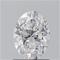 Natural Diamond 1.20 Carats, Oval with  Cut, E Color, VS1 Clarity and Certified by GIA