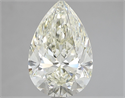 Diamante Natural 4.01 quilates, De pera , Color K, claridad IF y certificado IGI
