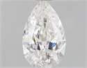 Natural Diamond 0.41 Carats, Pear with  Cut, G Color, I1 Clarity and Certified by GIA
