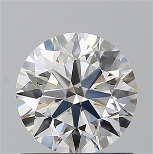 Picture of Natural Diamond 0.96 Carats, Round with Excellent Cut, I Color, VVS1 Clarity and Certified by GIA