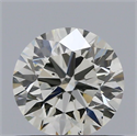 Diamante Natural 0.64 quilates, Redondo , Color J, claridad SI1 y certificado IGI