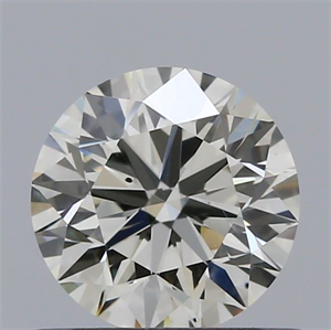 Foto Diamante Natural 0.64 quilates, Redondo , Color J, claridad SI1 y certificado IGI de