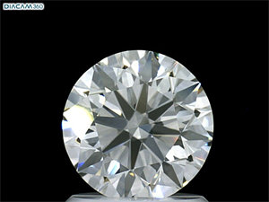 Foto Diamante Natural 1.30 quilates, Redondo , Color G, claridad VVS2 y certificado GIA de