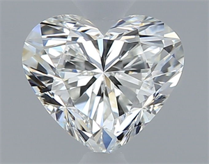 Picture of Natural Diamond 0.40 Carats, Heart with  Cut, G Color, VVS1 Clarity and Certified by GIA