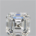 Natural Diamond 1.01 Carats, Asscher with  Cut, J Color, VS1 Clarity and Certified by GIA