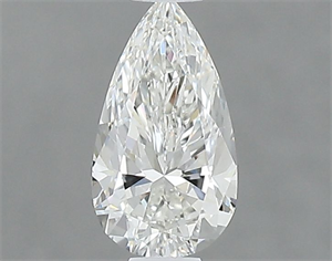 Picture of Natural Diamond 0.50 Carats, Pear with  Cut, G Color, VS1 Clarity and Certified by GIA