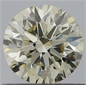 Natural Diamond 0.70 Carats, Round with Excellent Cut, K Color, SI1 Clarity and Certified by IGI