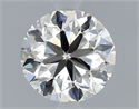 Natural Diamond 0.90 Carats, Round with Very Good Cut, K Color, VS1 Clarity and Certified by GIA