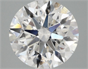 Del inventario de diamantes de laboratorio, 3.09 quilates, Redondo , Color E, claridad SI1 y certificado IGI