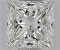 Natural Diamond 0.70 Carats, Princess with  Cut, J Color, VS2 Clarity and Certified by GIA