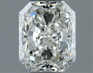 Picture of Natural Diamond 0.82 Carats, Radiant with  Cut, H Color, IF Clarity and Certified by IGI