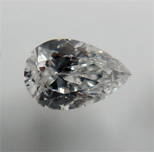 Foto Diamante Natural 0.18 quilates, De pera , Color E, claridad SI1 y certificado GIA de