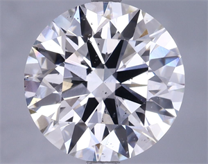 Picture of Lab Grown Diamond 4.52 Carats, Round with Ideal Cut, G Color, SI1 Clarity and Certified by IGI