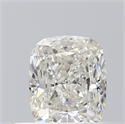 Natural Diamond 0.50 Carats, Cushion with  Cut, H Color, SI1 Clarity and Certified by GIA