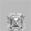 Natural Diamond 1.03 Carats, Asscher with  Cut, G Color, SI1 Clarity and Certified by GIA