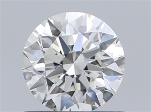 Foto Diamante Natural 0.76 quilates, Redondo , Color H, claridad IF y certificado GIA de
