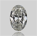 Natural Diamond 0.30 Carats, Oval with  Cut, J Color, SI2 Clarity and Certified by GIA