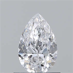 Picture of Natural Diamond 0.70 Carats, Pear with  Cut, D Color, VS2 Clarity and Certified by GIA