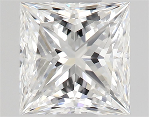Foto Diamante Natural 0.55 quilates, Princesa , Color E, claridad VS1 y certificado GIA de