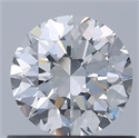 Natural Diamond 0.70 Carats, Round with Very Good Cut, G Color, SI2 Clarity and Certified by GIA