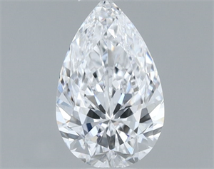 Picture of Natural Diamond 0.33 Carats, Pear with  Cut, D Color, VS1 Clarity and Certified by GIA