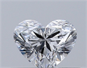 Natural Diamond 0.32 Carats, Heart with  Cut, D Color, VVS1 Clarity and Certified by GIA