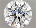 Natural Diamond 0.77 Carats, Round with Excellent Cut, H Color, SI1 Clarity and Certified by GIA