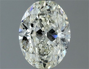 Foto Diamante Natural 1.02 quilates, Ovalado , Color I, claridad SI1 y certificado IGI de