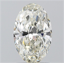 Natural Diamond 1.20 Carats, Oval with  Cut, J Color, SI1 Clarity and Certified by GIA