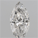 Diamante Natural 0.15 quilates, marqués , Color F, claridad SI1 y certificado IGI