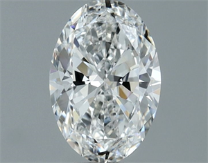 Picture of Natural Diamond 0.50 Carats, Oval with  Cut, F Color, VS2 Clarity and Certified by GIA