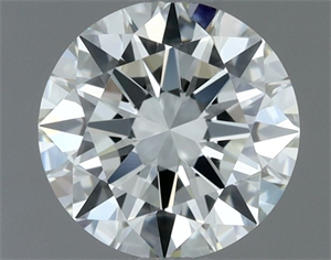 Picture of Natural Diamond 0.70 Carats, Round with Excellent Cut, I Color, VVS1 Clarity and Certified by IGI