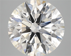 Picture of Lab Grown Diamond 6.51 Carats, Round with Ideal Cut, H Color, VS2 Clarity and Certified by IGI