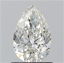 Natural Diamond 0.90 Carats, Pear with  Cut, H Color, VS1 Clarity and Certified by GIA