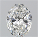 Natural Diamond 1.00 Carats, Oval with  Cut, F Color, VS1 Clarity and Certified by GIA