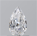 Diamante Natural 0.70 quilates, De pera , Color D, claridad VS2 y certificado GIA
